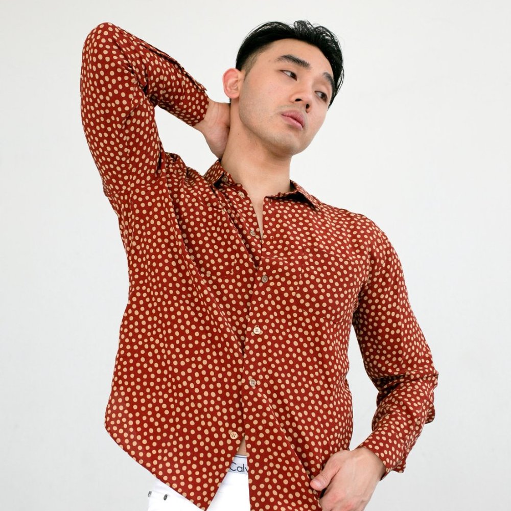 Saint Laurent Long Sleeve Button Up Shirt